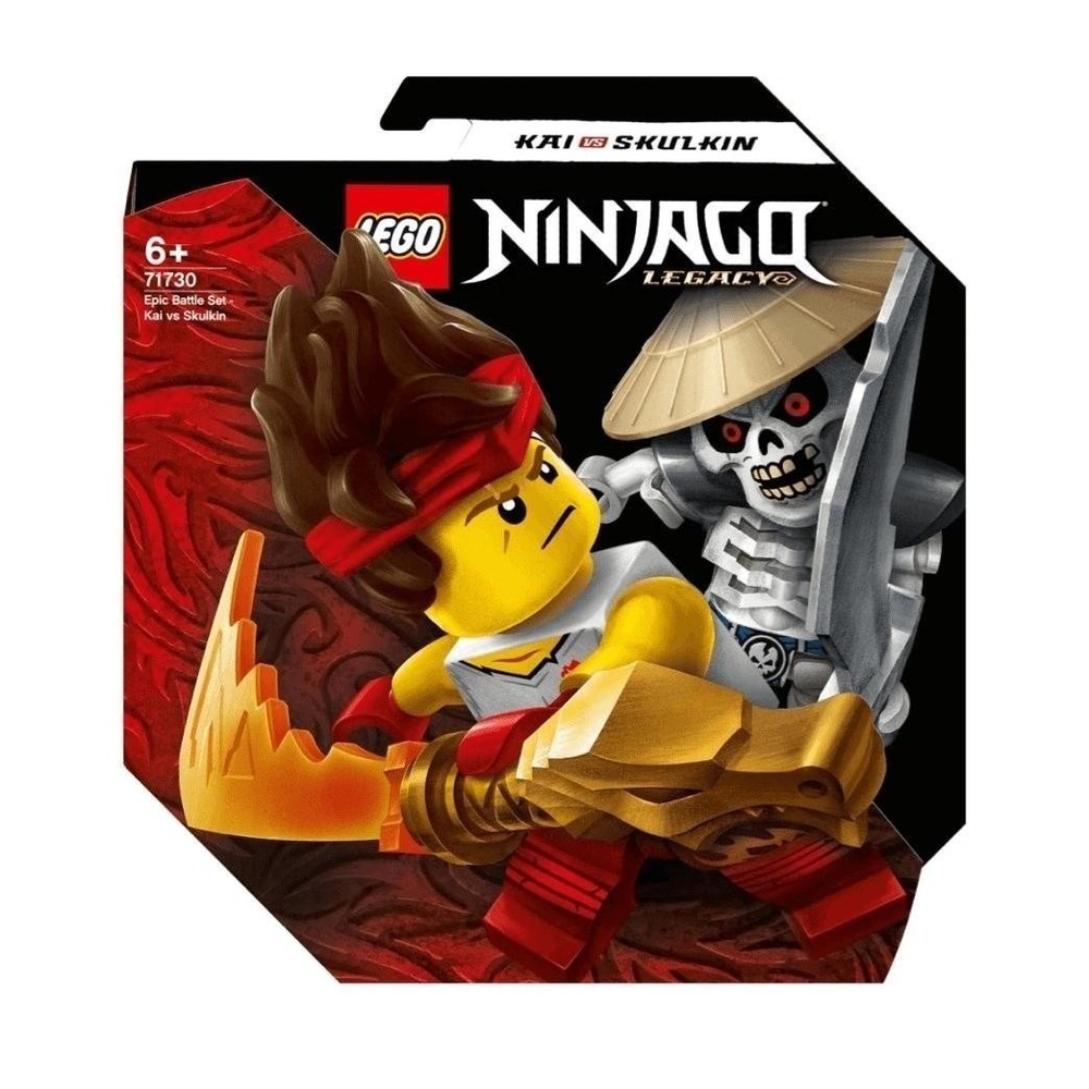 LEGO Ninjago Legacy Kai vs Skulkin Epic Battle Set 71730 Kids Action Toy